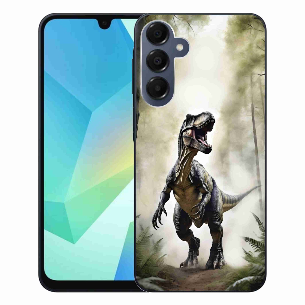 Gelový kryt mmCase na Samsung Galaxy A16 4G/5G - naštvaný T-Rex