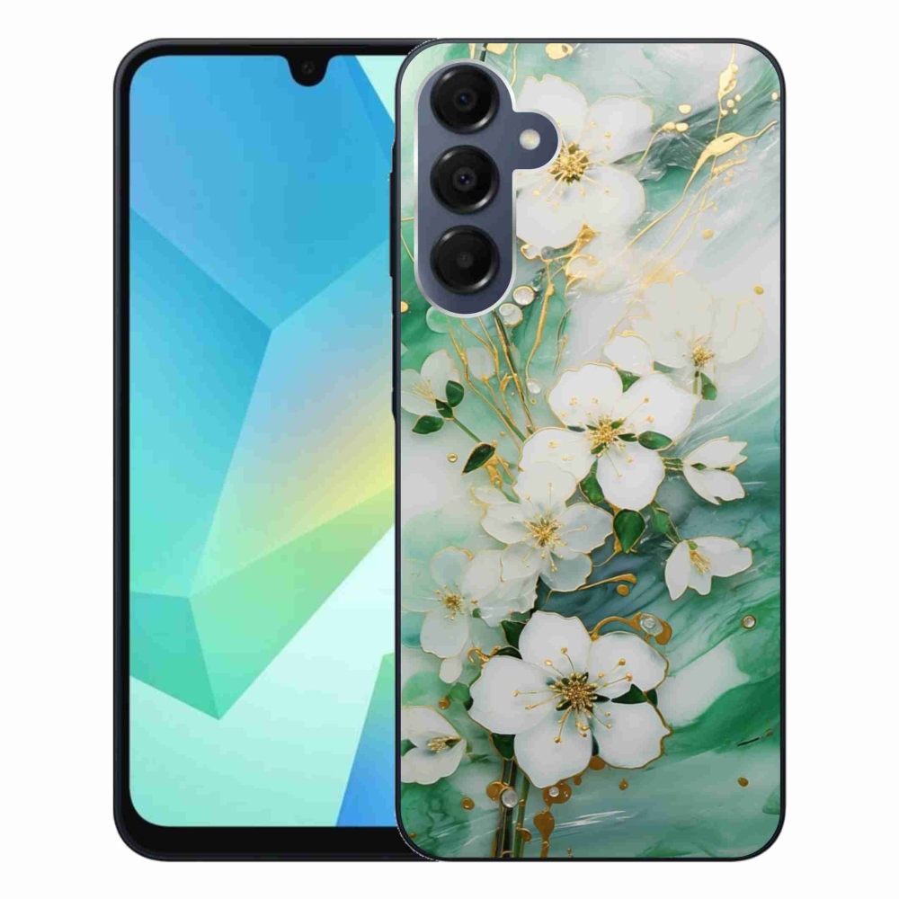 Gelový kryt mmCase na Samsung Galaxy A16 4G/5G - něžné květy