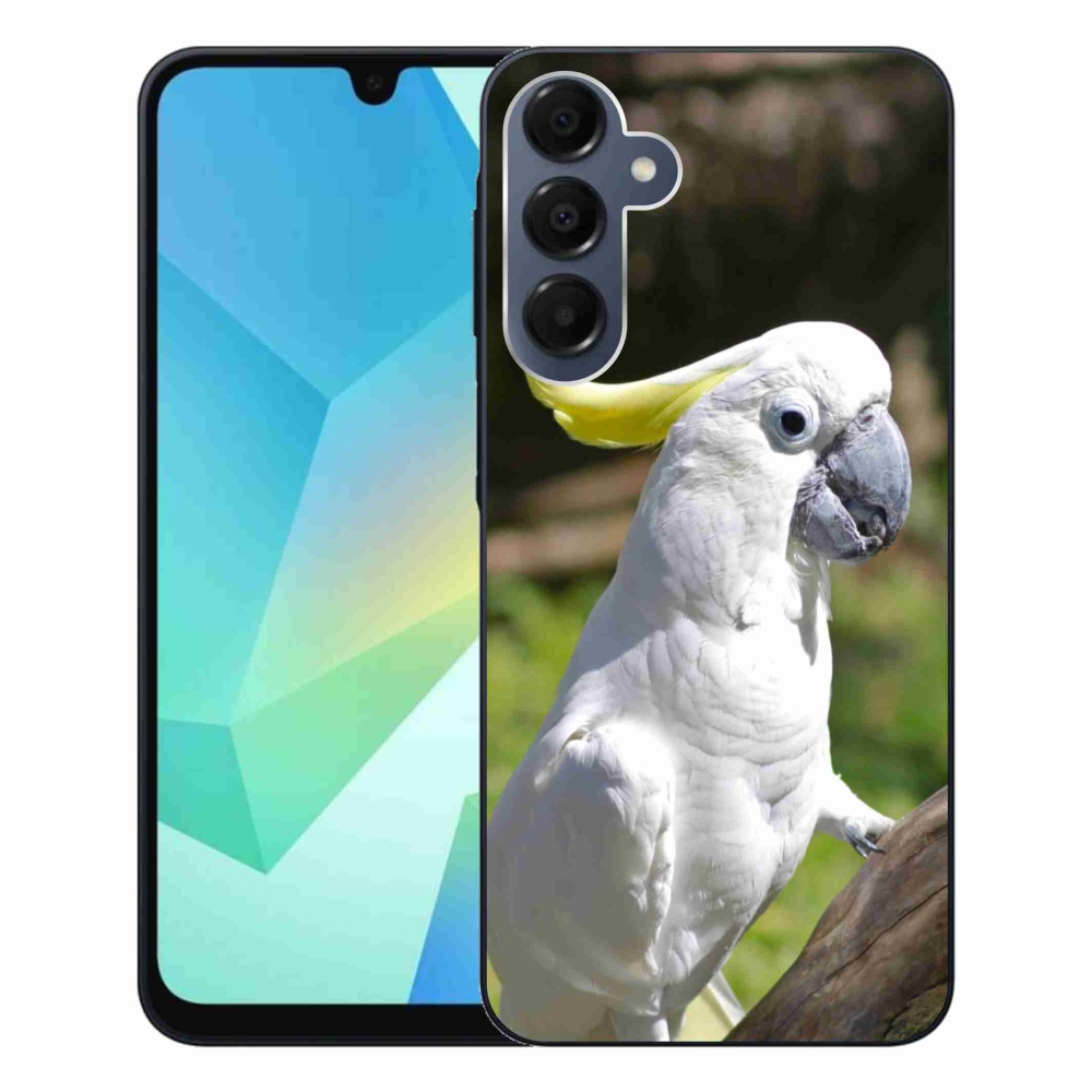 Gelový kryt mmCase na Samsung Galaxy A16 4G/5G - papoušek kakadu 2