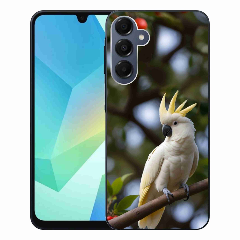Gelový kryt mmCase na Samsung Galaxy A16 4G/5G - papoušek kakadu 3