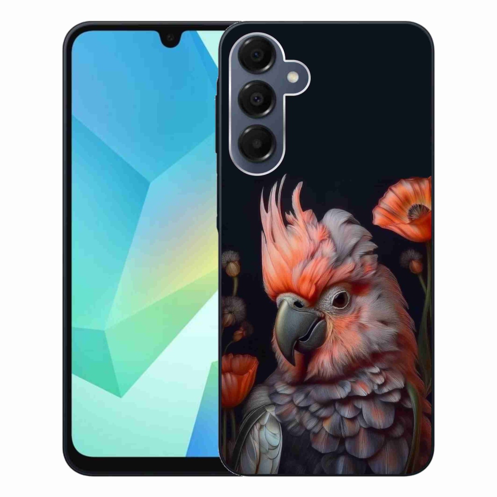 Gelový kryt mmCase na Samsung Galaxy A16 4G/5G - papoušek kakadu v barvách