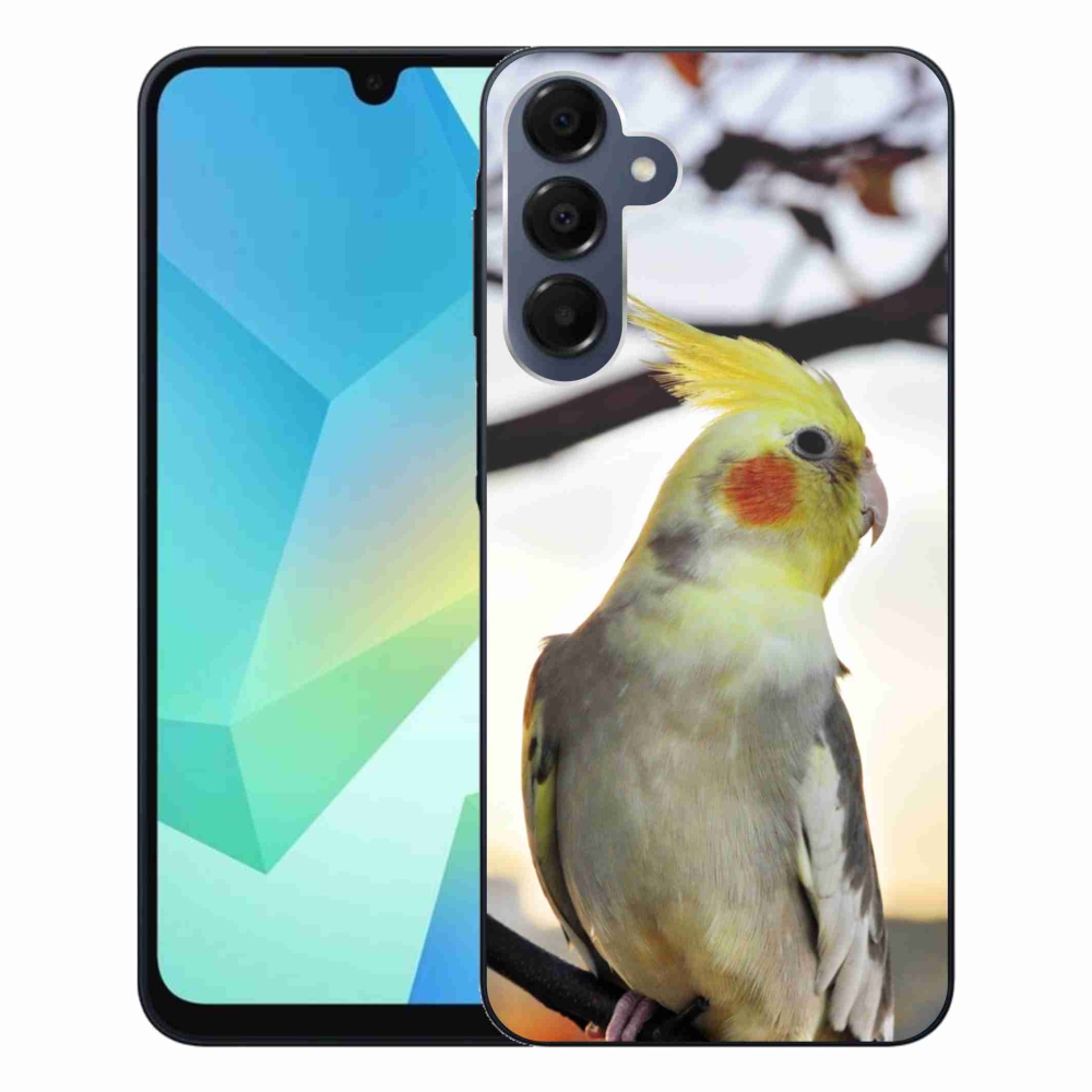 Gelový kryt mmCase na Samsung Galaxy A16 4G/5G - papoušek korela