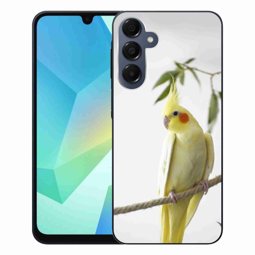 Gelový kryt mmCase na Samsung Galaxy A16 4G/5G - papoušek korela chocholatá