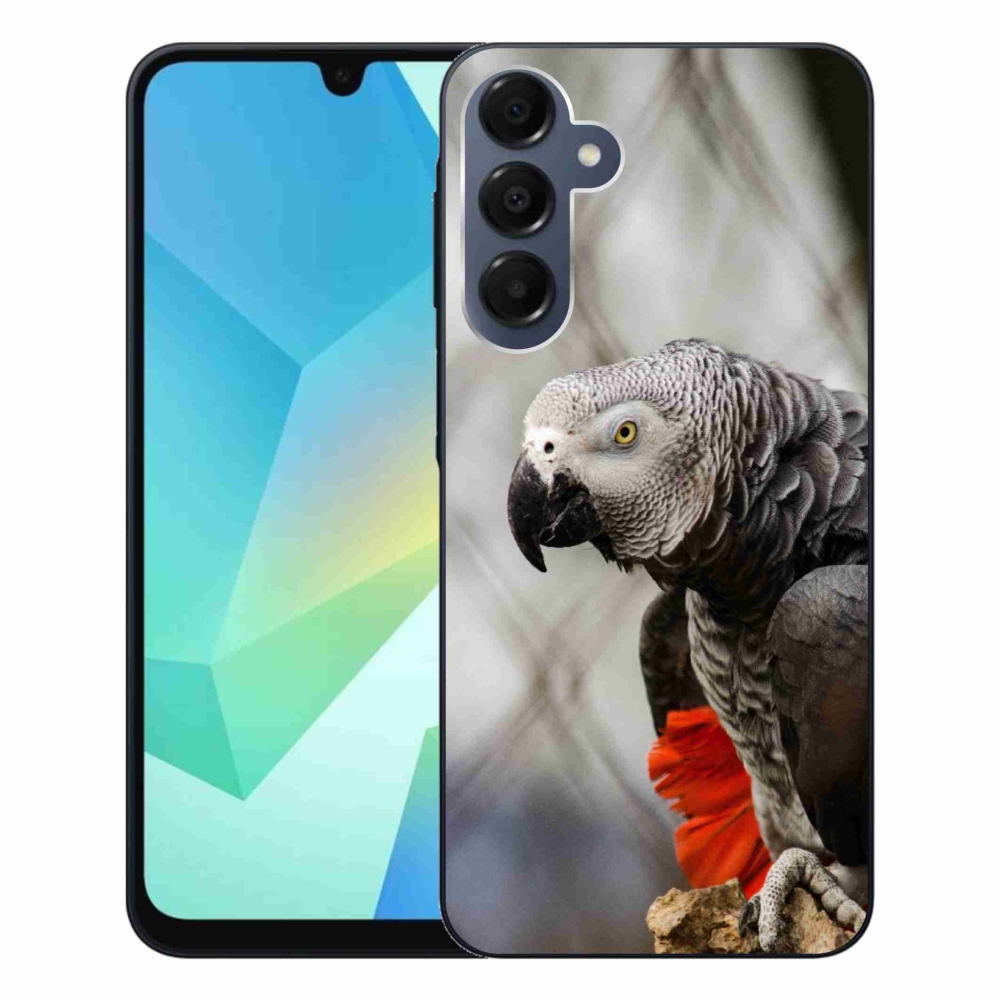 Gelový kryt mmCase na Samsung Galaxy A16 4G/5G - papoušek žako 3