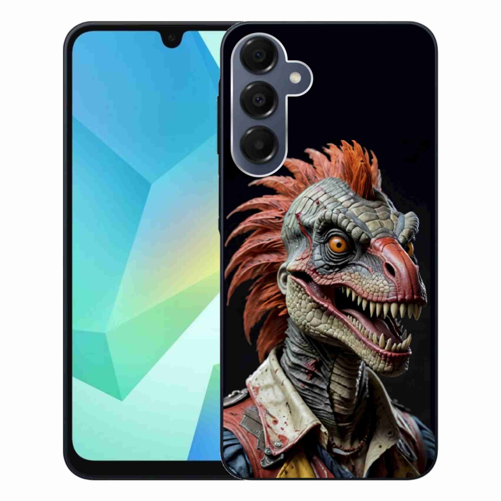 Gelový kryt mmCase na Samsung Galaxy A16 4G/5G - punk dinosaurus