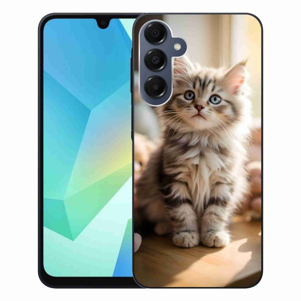 Gelový kryt mmCase na Samsung Galaxy A16 4G/5G - roztomilé kotě 10