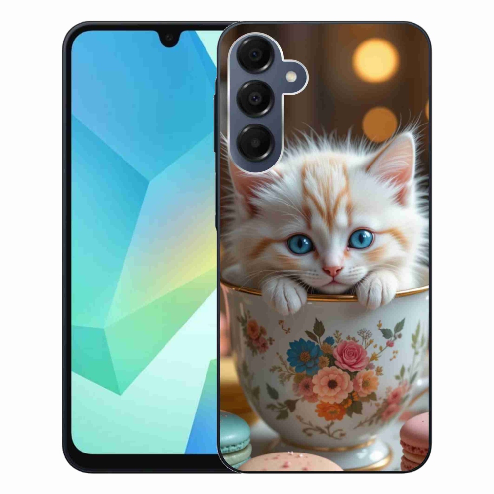 Gelový kryt mmCase na Samsung Galaxy A16 4G/5G - roztomilé kotě 6