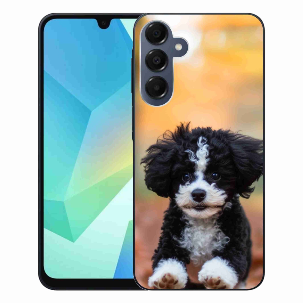 Gelový kryt mmCase na Samsung Galaxy A16 4G/5G - roztomilé štěně 2