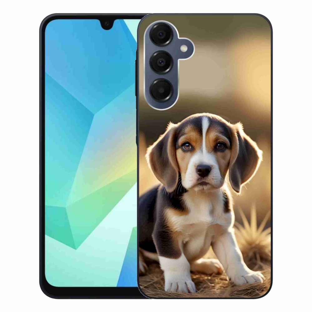 Gelový kryt mmCase na Samsung Galaxy A16 4G/5G - roztomilý bígl