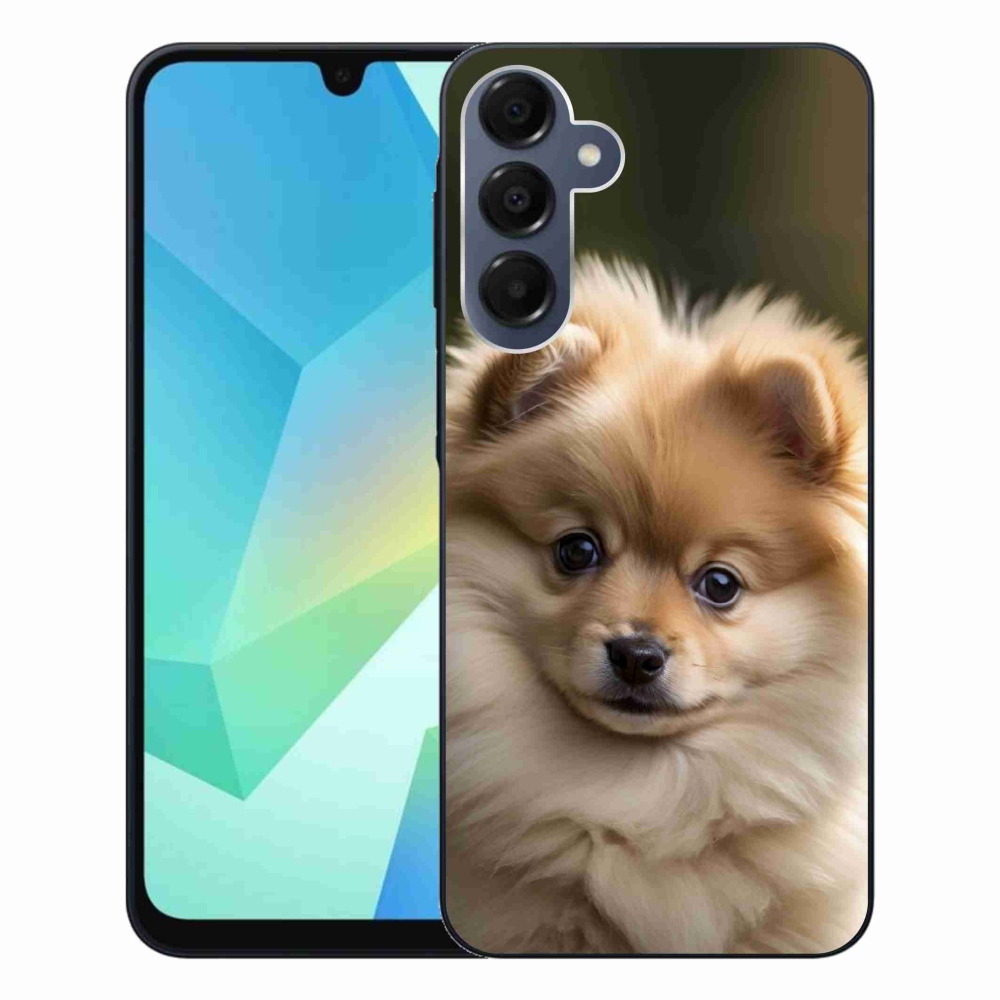 Gelový kryt mmCase na Samsung Galaxy A16 4G/5G - roztomilý pomeranian 2