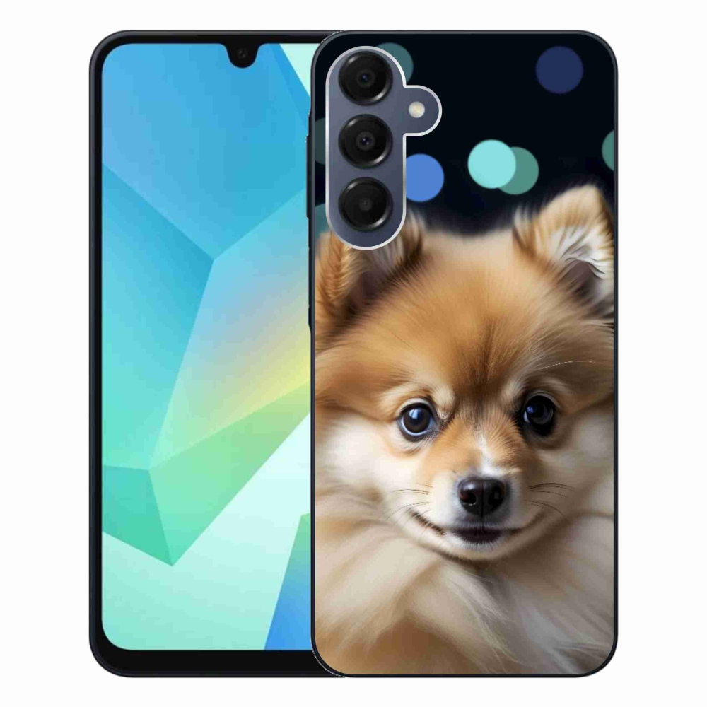 Gelový kryt mmCase na Samsung Galaxy A16 4G/5G - roztomilý pomeranian