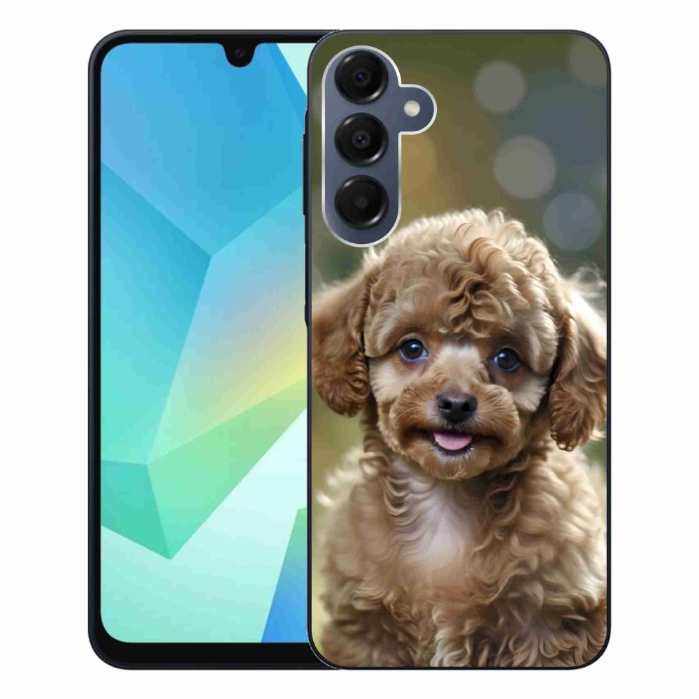 Gelový kryt mmCase na Samsung Galaxy A16 4G/5G - roztomilý pudl