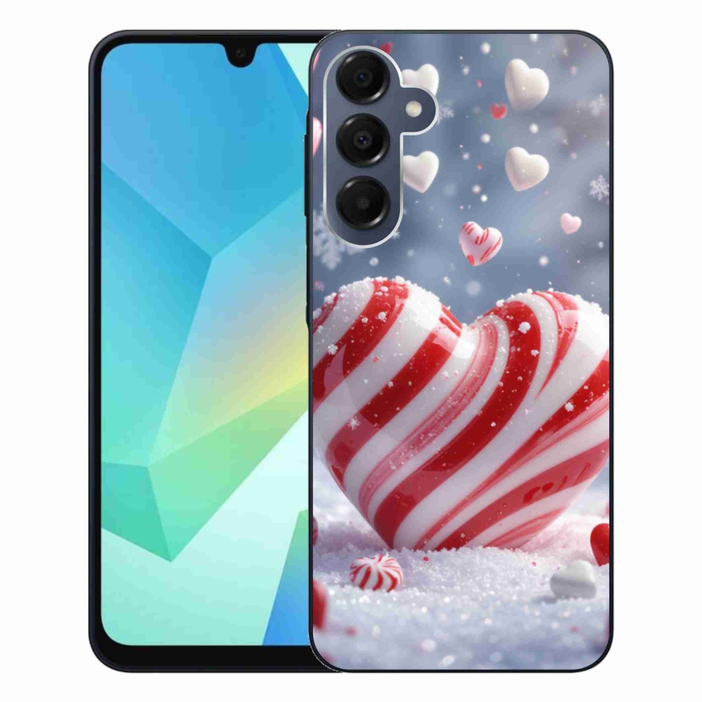 Gelový kryt mmCase na Samsung Galaxy A16 4G/5G - sladké srdce