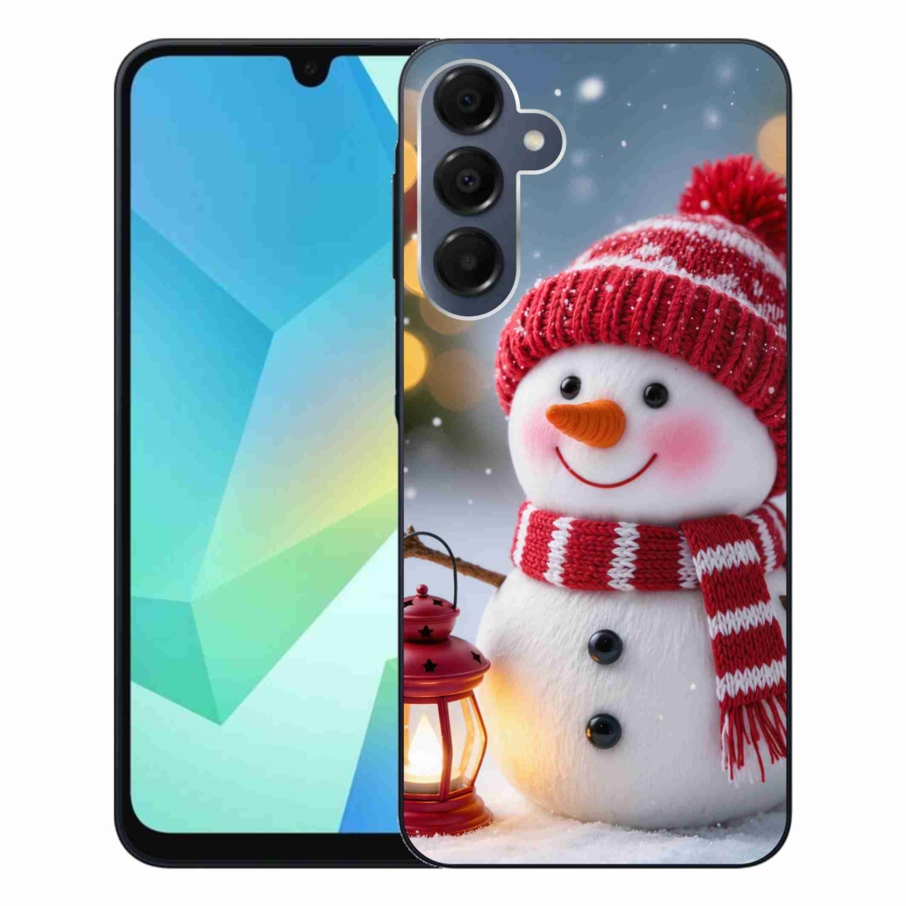 Gelový kryt mmCase na Samsung Galaxy A16 4G/5G - sněhulák 2