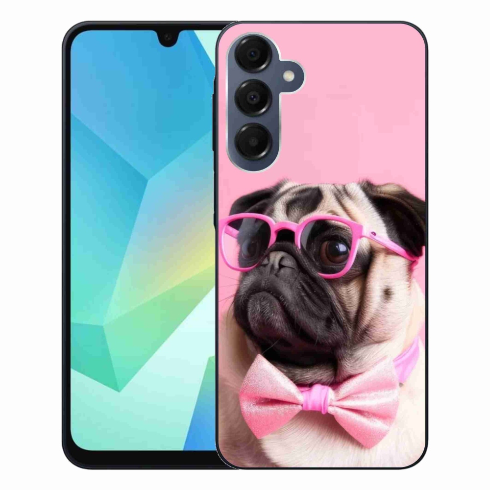 Gelový kryt mmCase na Samsung Galaxy A16 4G/5G - stylový mops