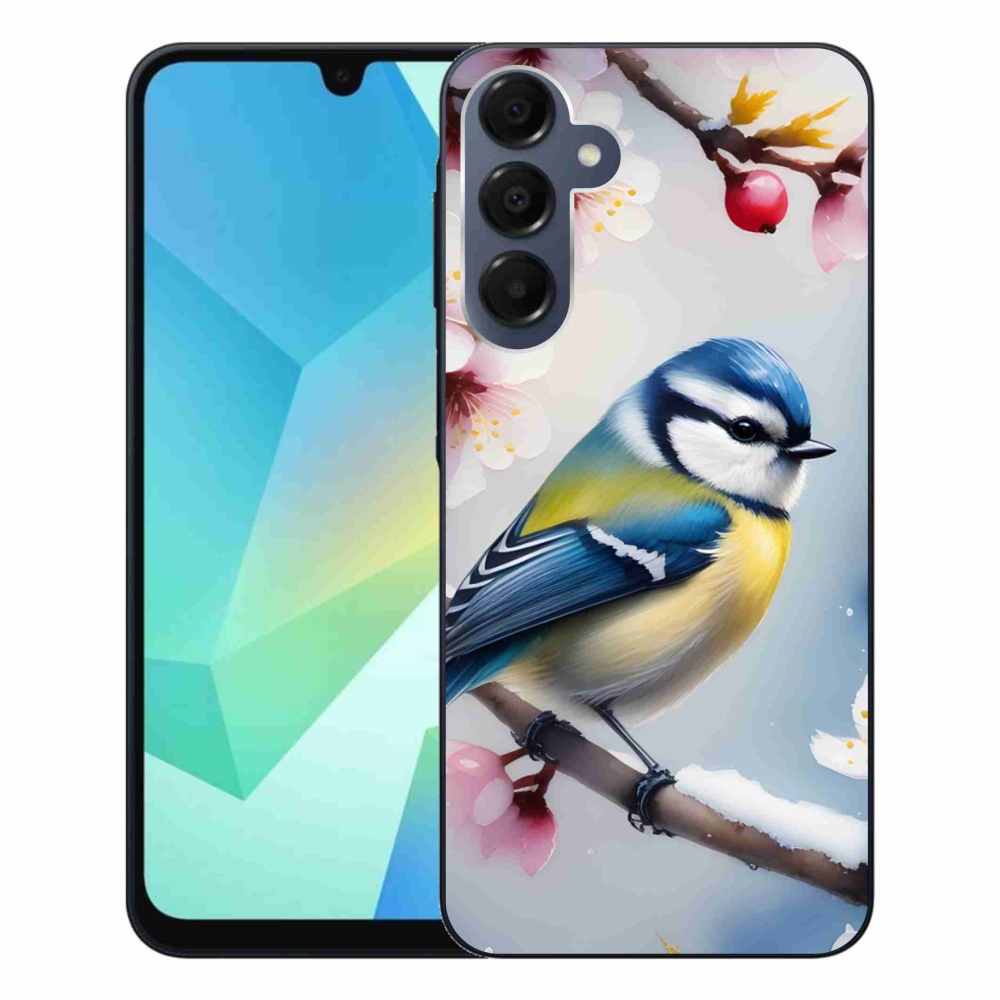 Gelový kryt mmCase na Samsung Galaxy A16 4G/5G - sýkorka