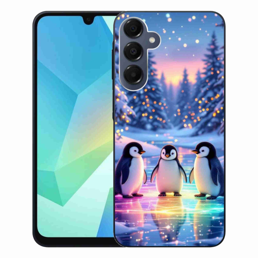 Gelový kryt mmCase na Samsung Galaxy A16 4G/5G - tučnáci