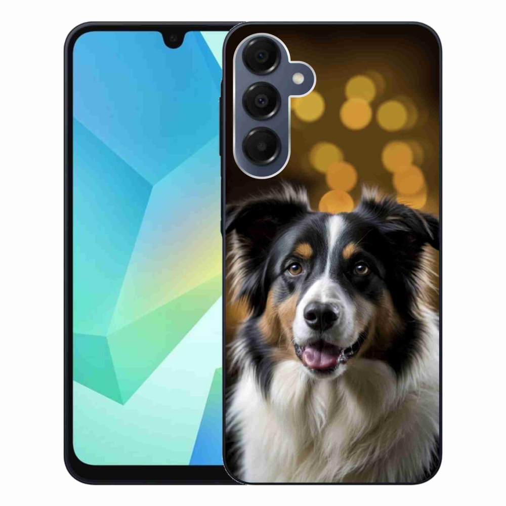 Gelový kryt mmCase na Samsung Galaxy A16 4G/5G - usměvavý australský ovčák
