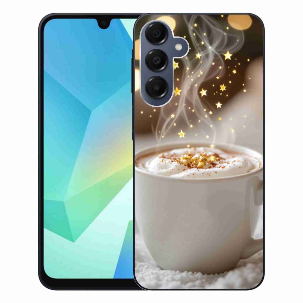 Gelový kryt mmCase na Samsung Galaxy A16 4G/5G - vánoční horký nápoj