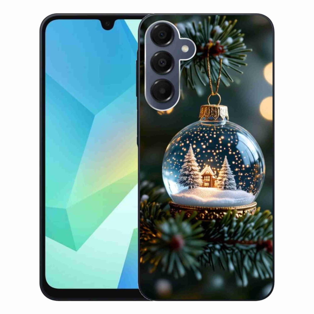 Gelový kryt mmCase na Samsung Galaxy A16 4G/5G - vánoční koule 2