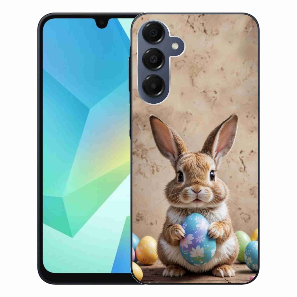 Gelový kryt mmCase na Samsung Galaxy A16 4G/5G - velikonoční králíček