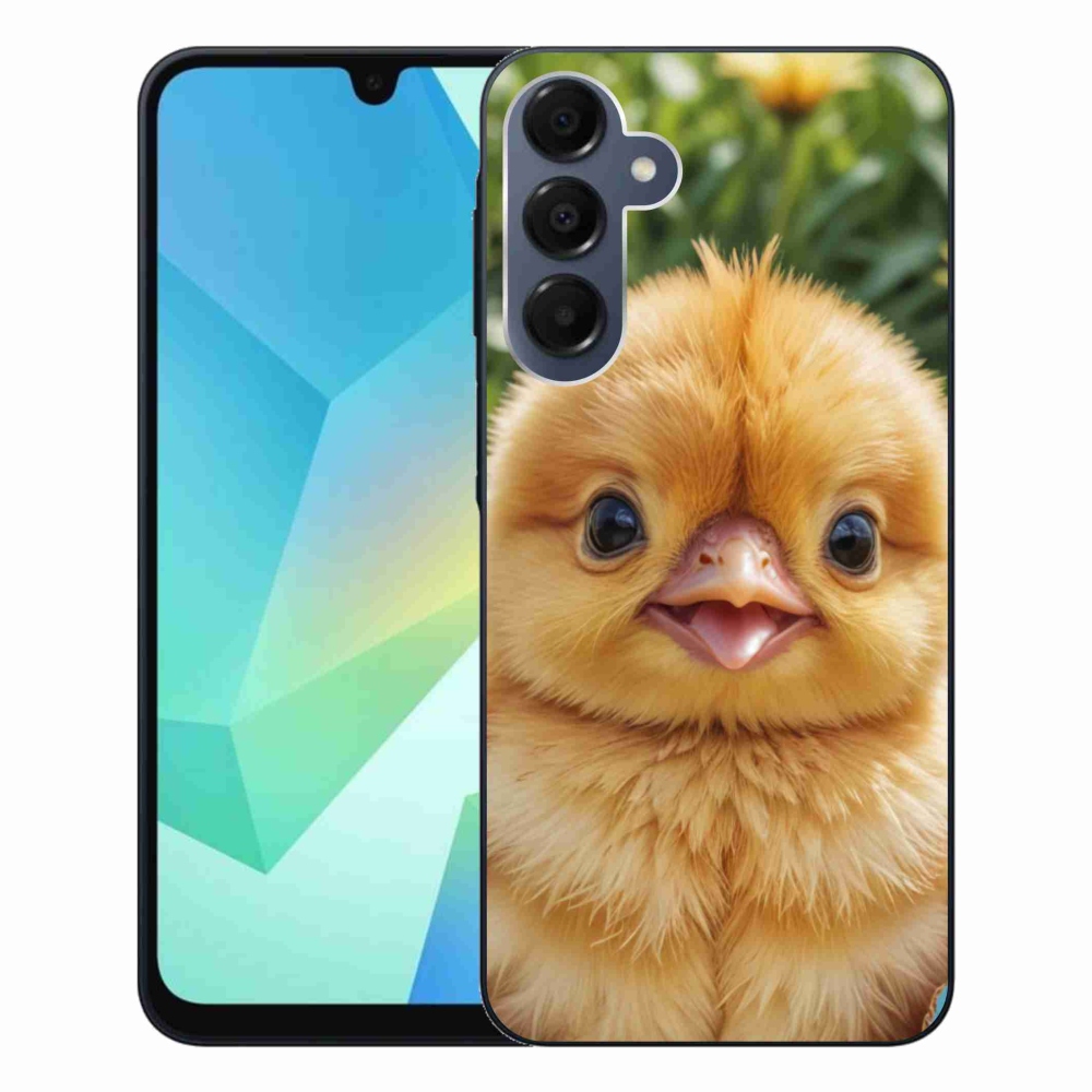 Gelový kryt mmCase na Samsung Galaxy A16 4G/5G - veselé kuřátko