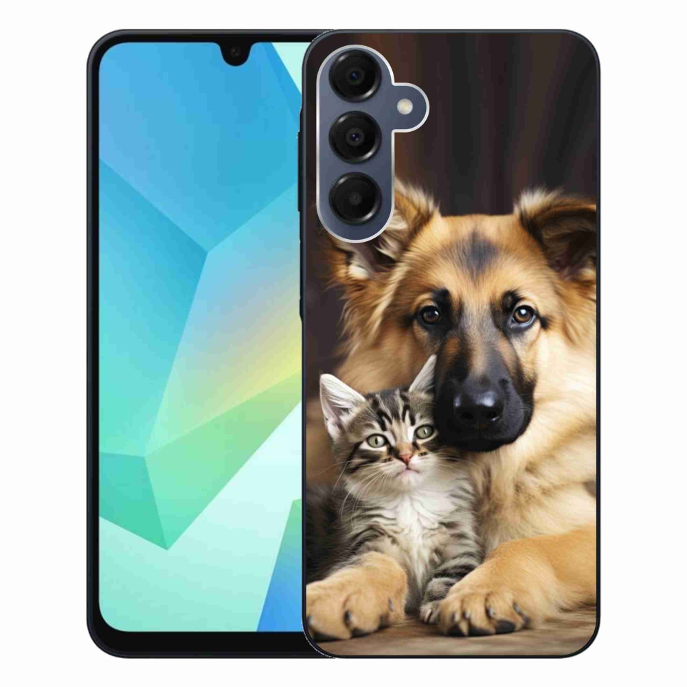 Gelový kryt mmCase na Samsung Galaxy A16 4G/5G - zvířecí přátelství