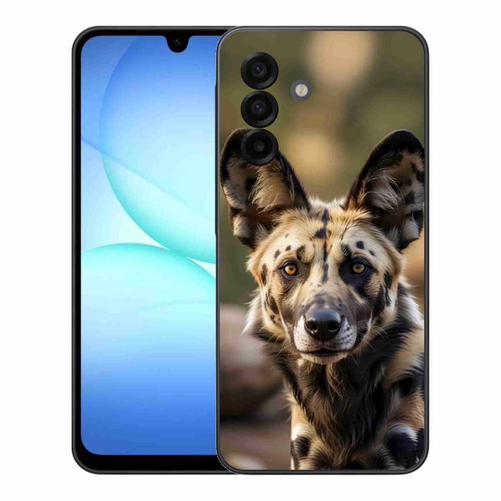 Gelový kryt mmCase na Samsung Galaxy A17 4G/5G - africký divoký pes