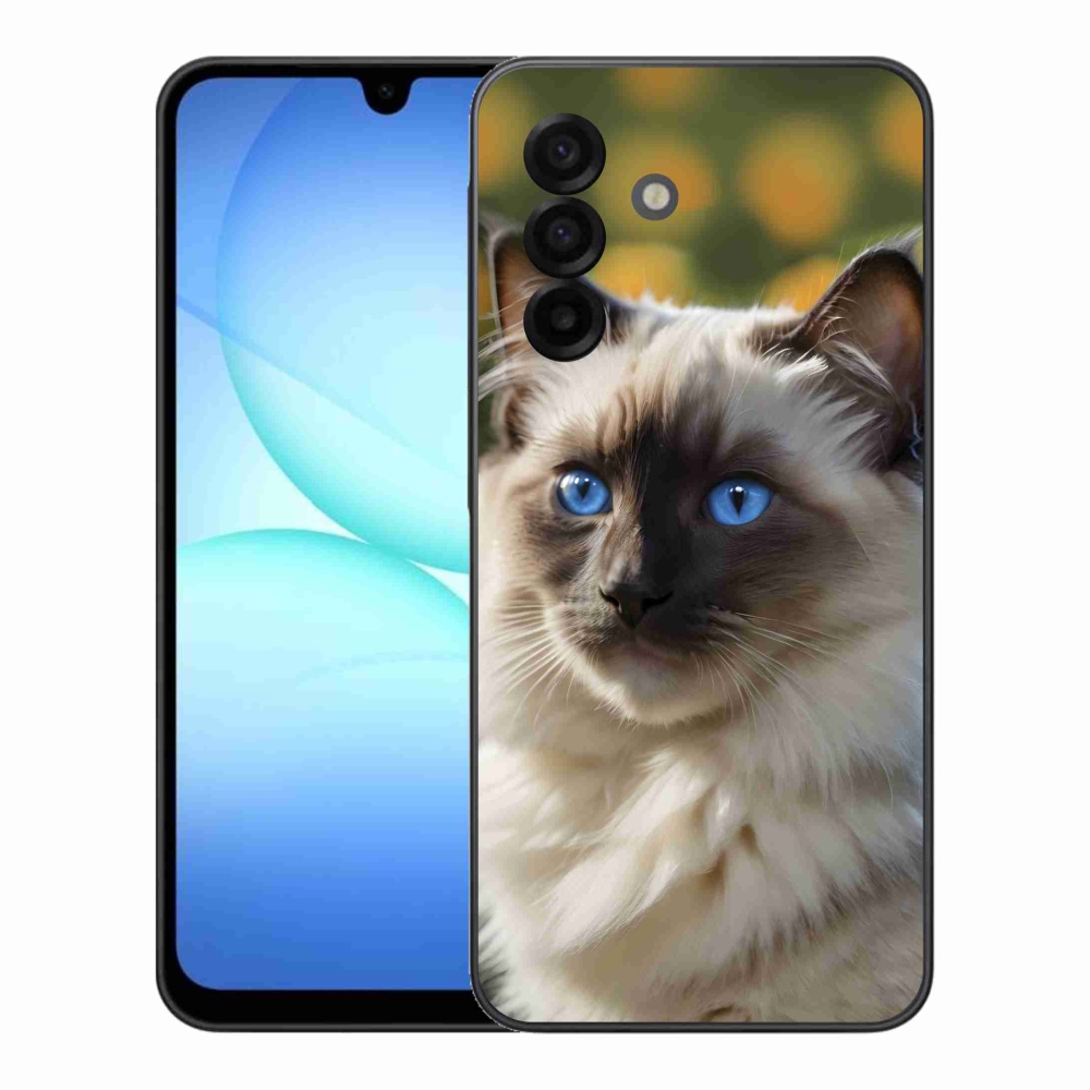Gelový kryt mmCase na Samsung Galaxy A17 4G/5G - bílý ragdoll