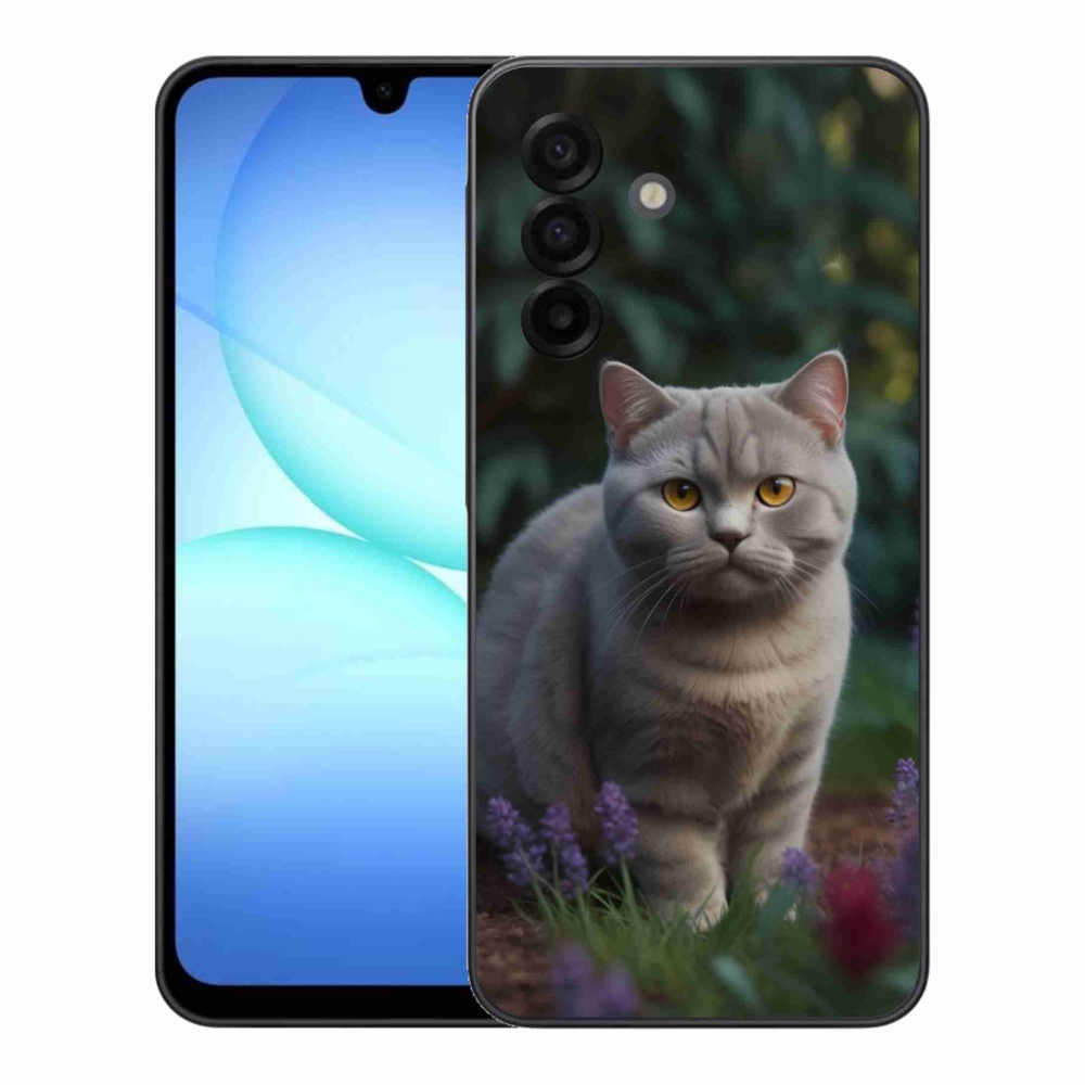 Gelový kryt mmCase na Samsung Galaxy A17 4G/5G - britská kočka