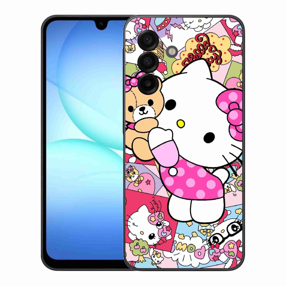 Gelový kryt mmCase na Samsung Galaxy A17 4G/5G - cute kitty