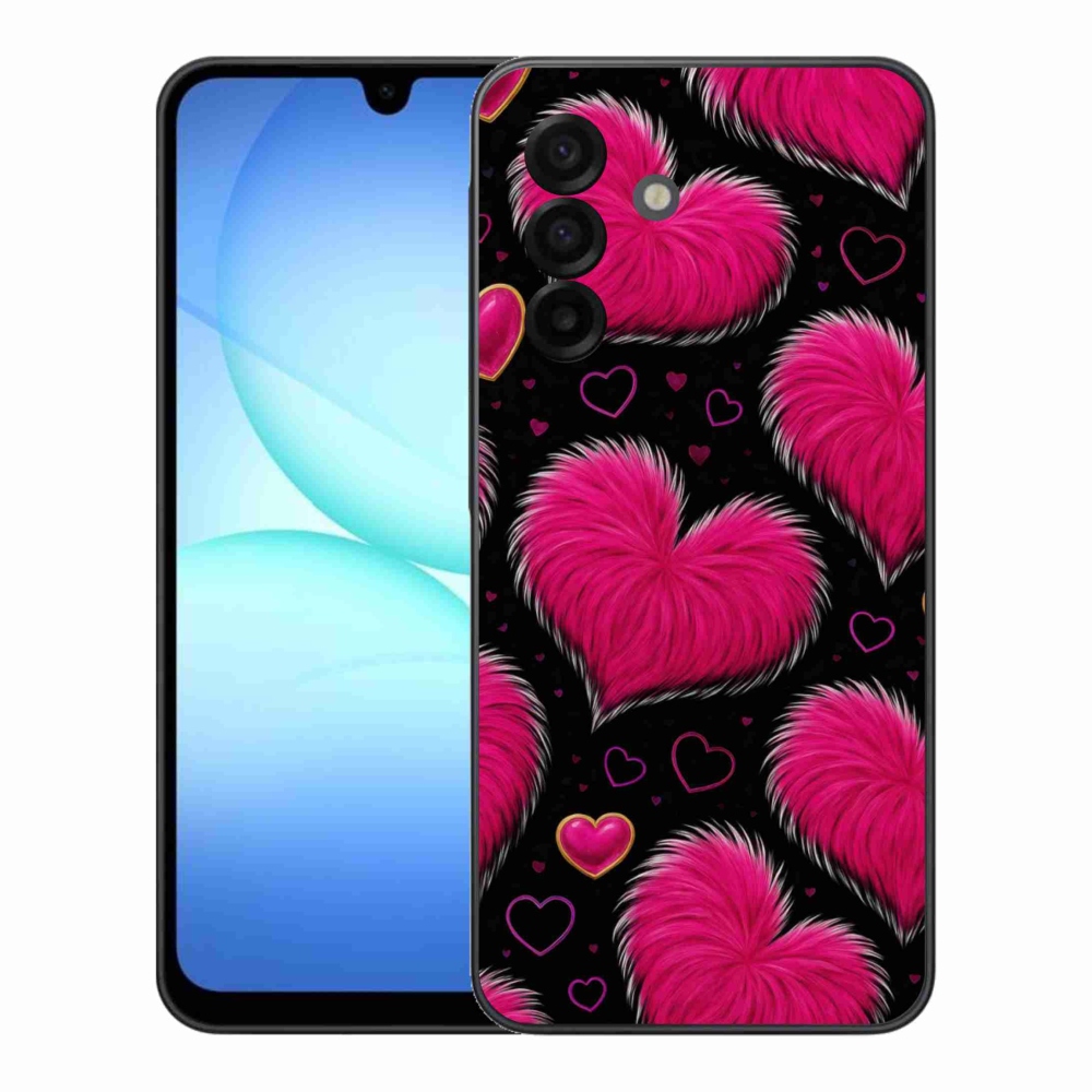 Gelový kryt mmCase na Samsung Galaxy A17 4G/5G - hebká srdce