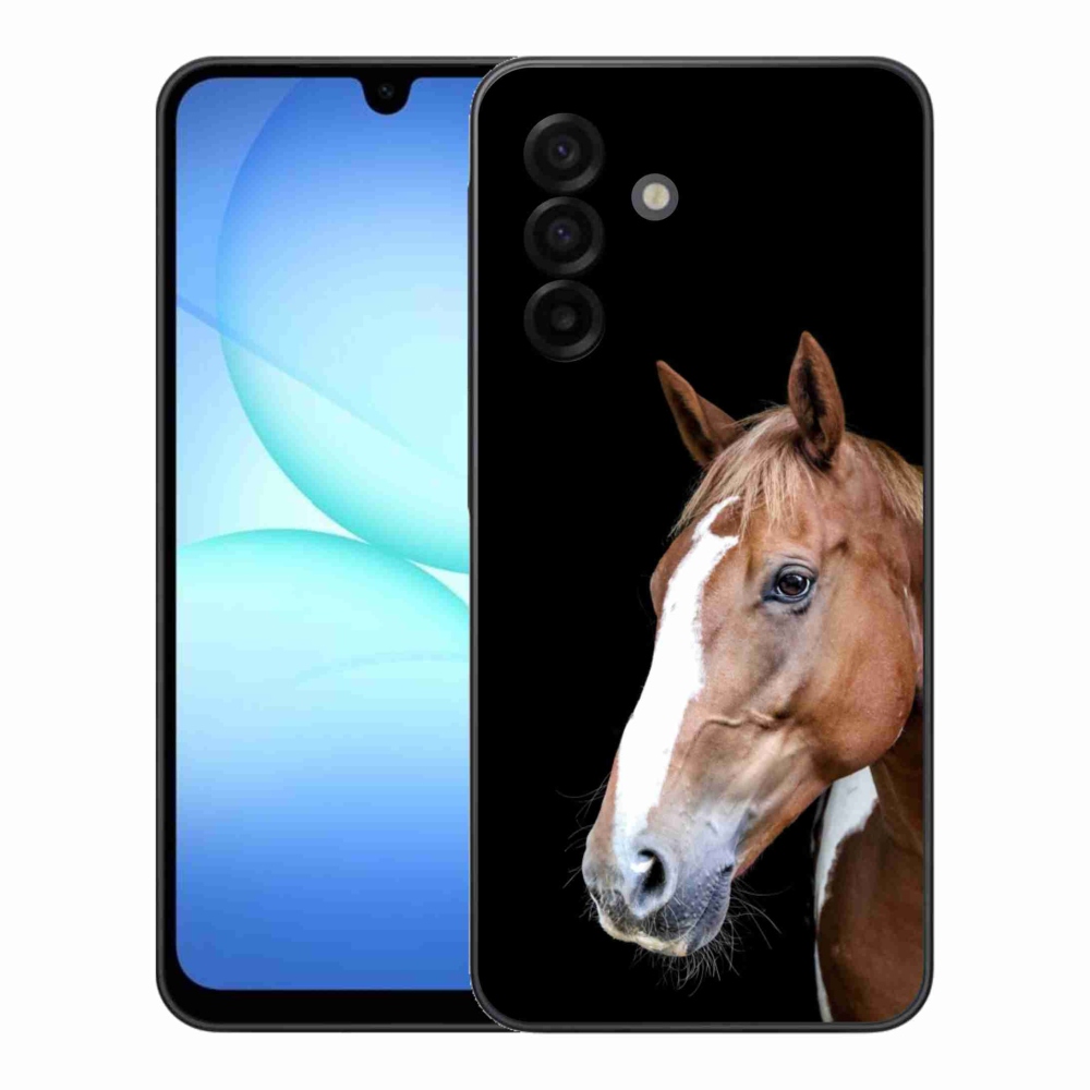 Gelový kryt mmCase na Samsung Galaxy A17 4G/5G - hnědý kůň 3