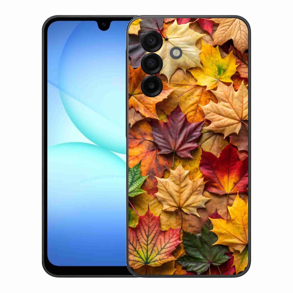 Gelový kryt mmCase na Samsung Galaxy A17 4G/5G - javorové listy 2