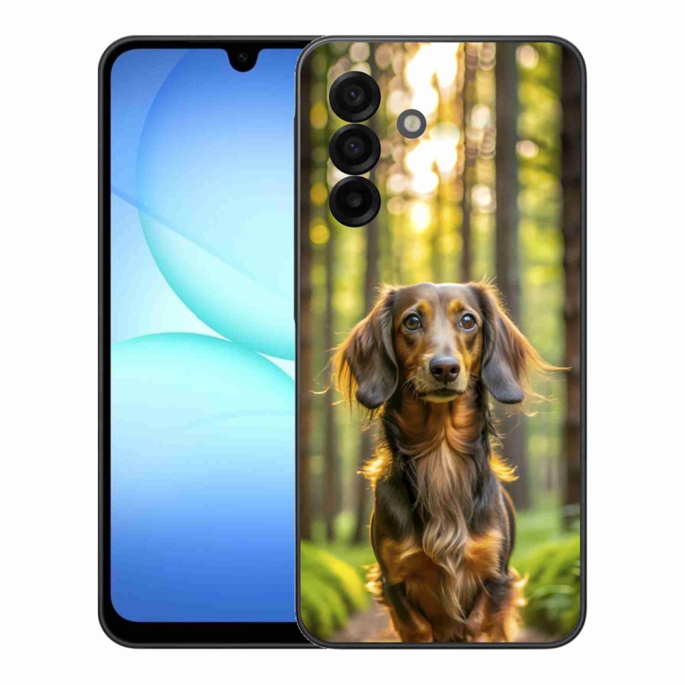 Gelový kryt mmCase na Samsung Galaxy A17 4G/5G - jezevčík 4