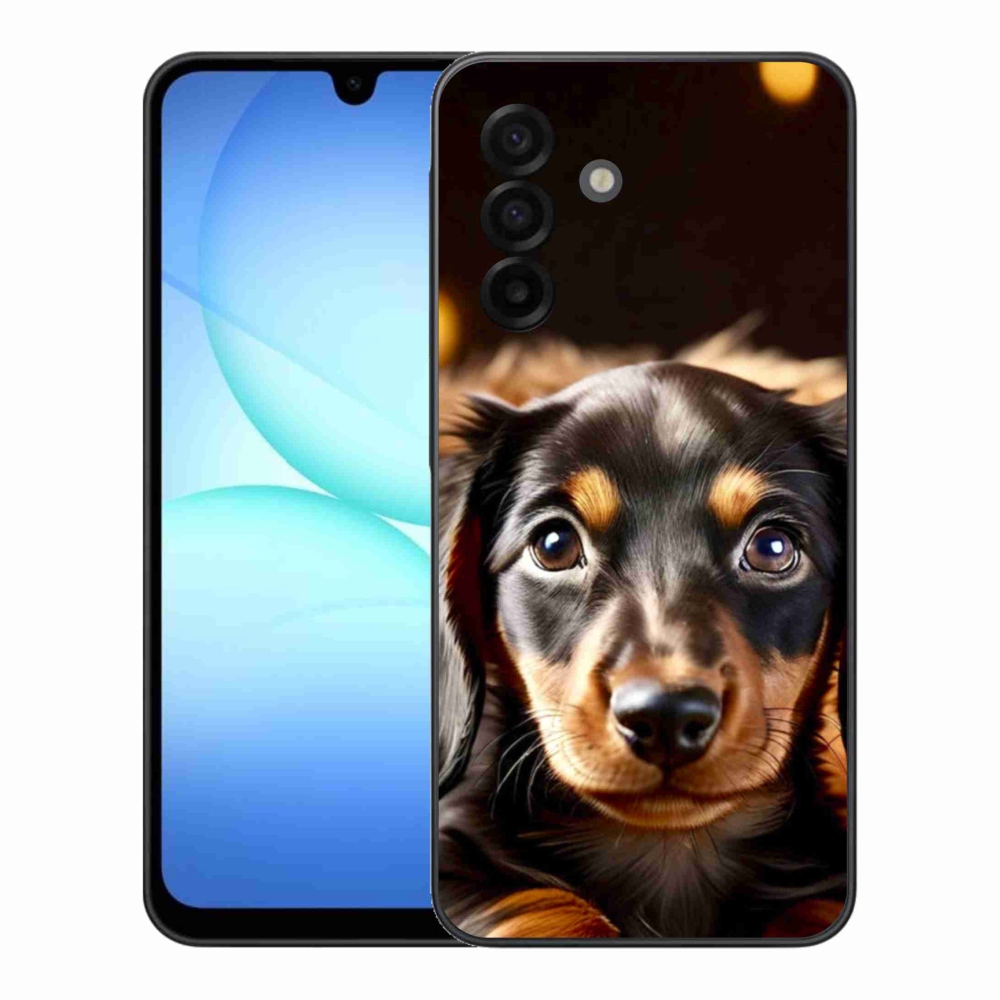 Gelový kryt mmCase na Samsung Galaxy A17 4G/5G - jezevčík