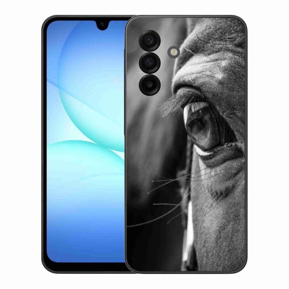 Gelový kryt mmCase na Samsung Galaxy A17 4G/5G - koňský pohled