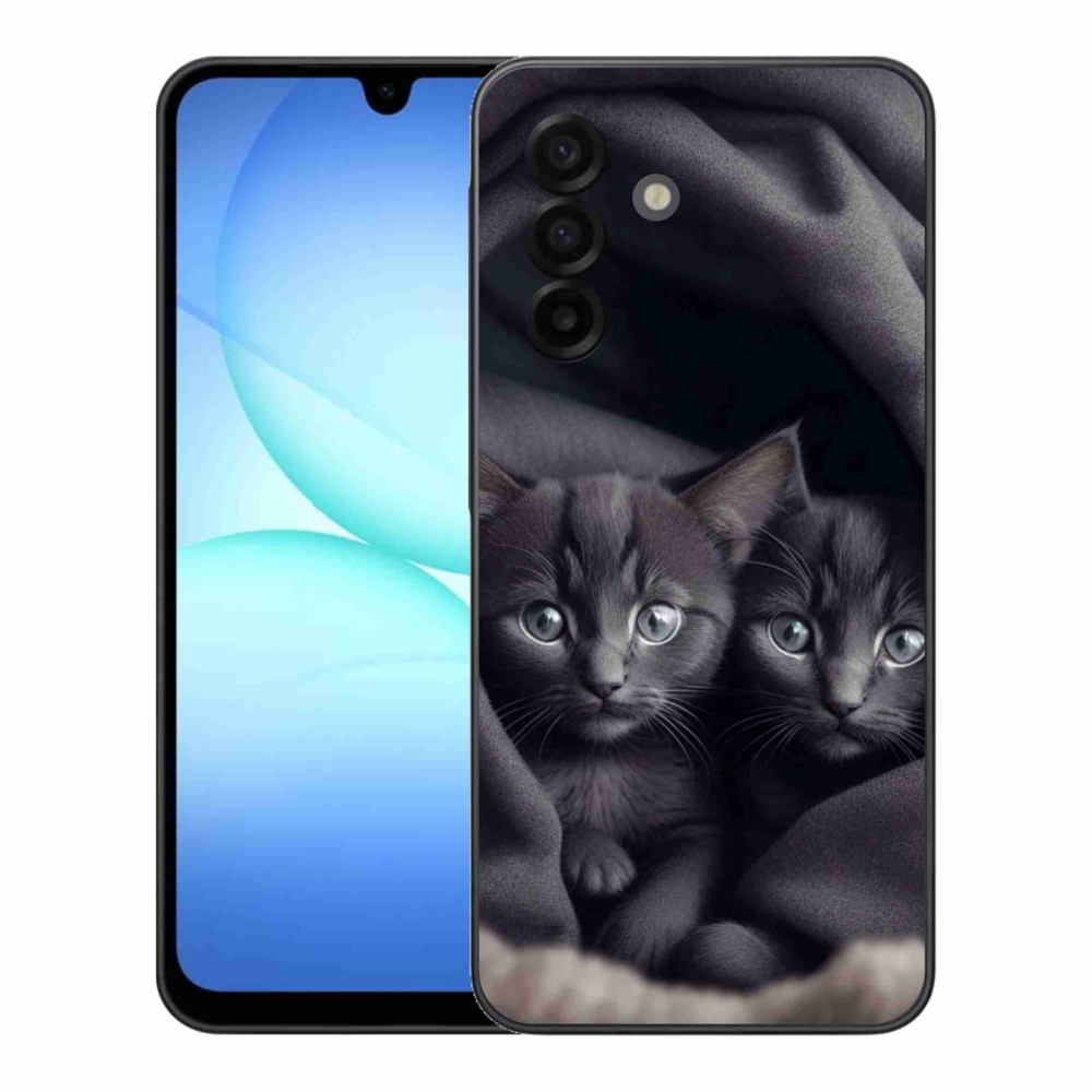 Gelový kryt mmCase na Samsung Galaxy A17 4G/5G - kočičí duo