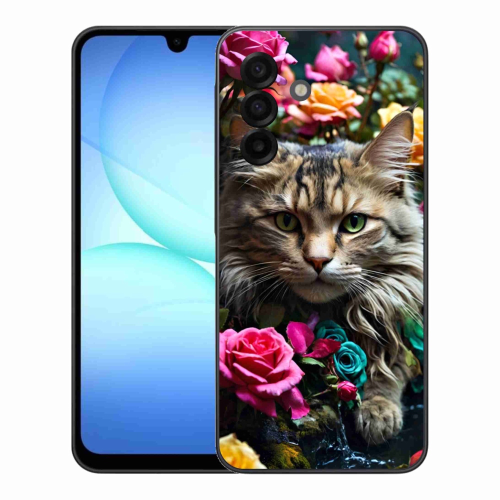 Gelový kryt mmCase na Samsung Galaxy A17 4G/5G - kočíčí pohled 2