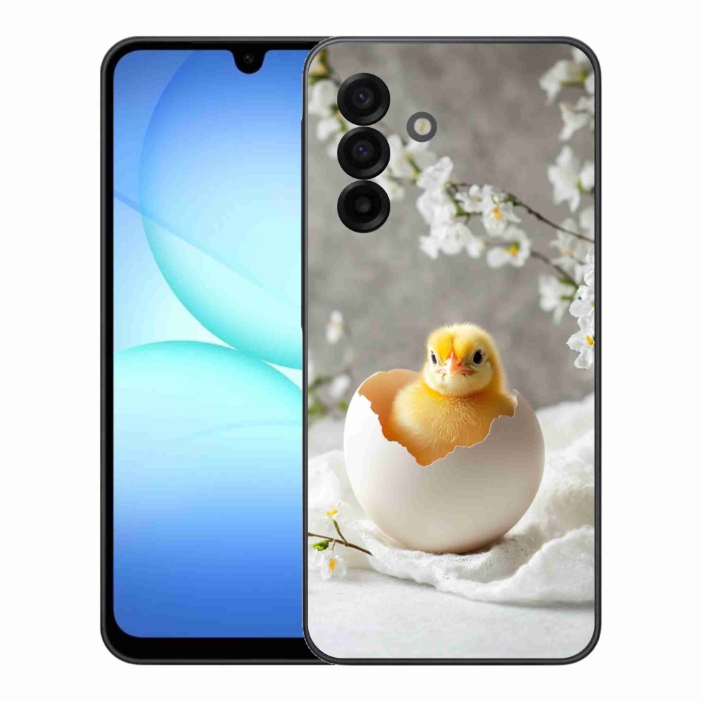 Gelový kryt mmCase na Samsung Galaxy A17 4G/5G - kuřátko