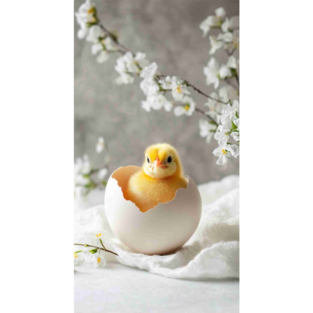 Gelový kryt mmCase na Samsung Galaxy A17 4G/5G - kuřátko