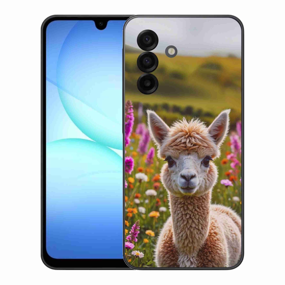 Gelový kryt mmCase na Samsung Galaxy A17 4G/5G - lama na louce