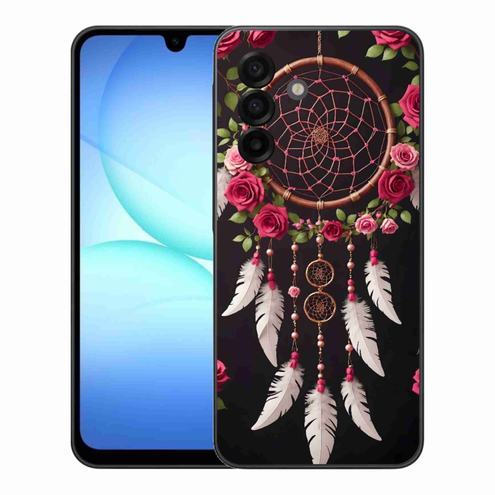Gelový kryt mmCase na Samsung Galaxy A17 4G/5G - lapač snů s růžemi