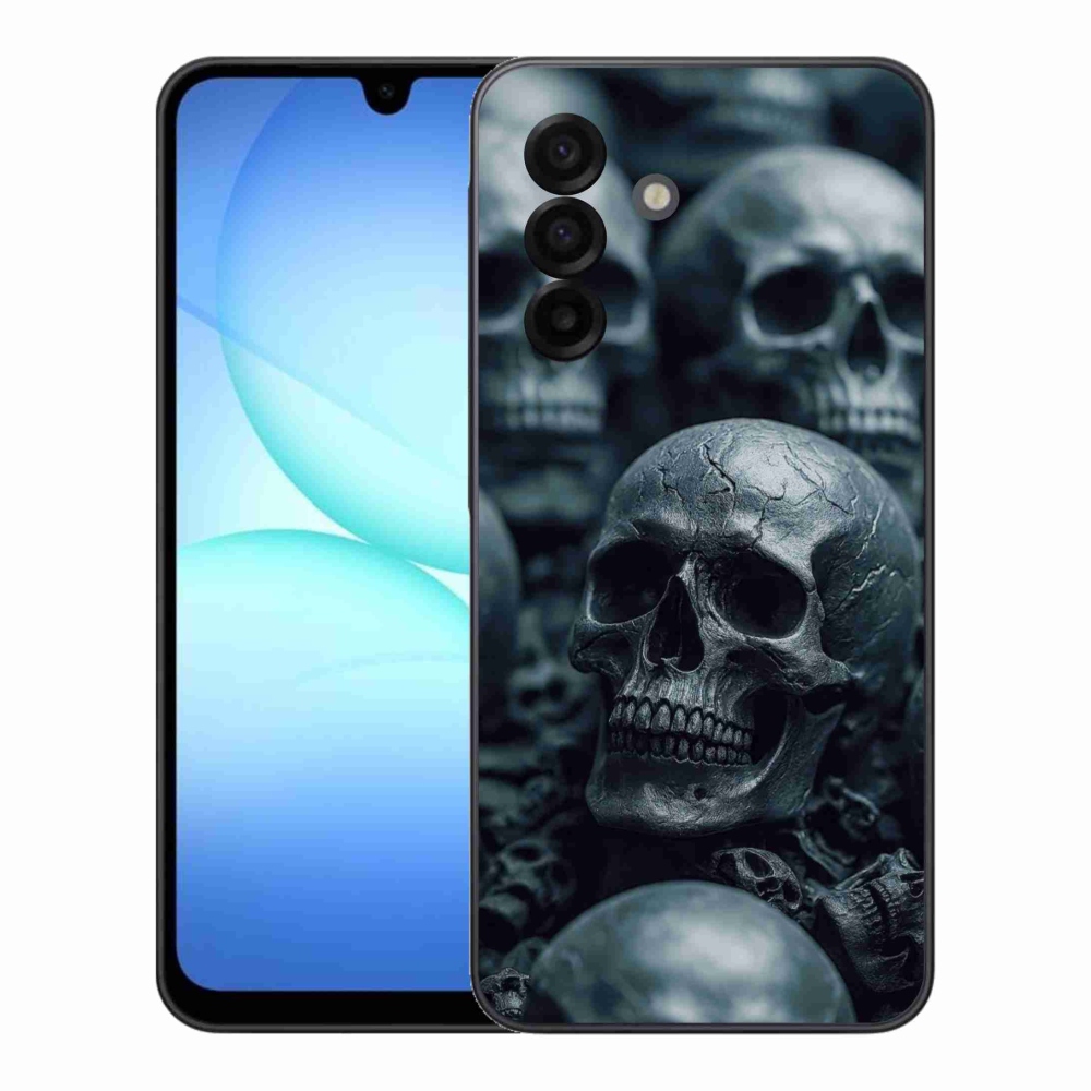 Gelový kryt mmCase na Samsung Galaxy A17 4G/5G - lebka 2