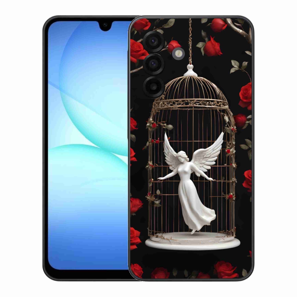 Gelový kryt mmCase na Samsung Galaxy A17 4G/5G - uvězněný anděl