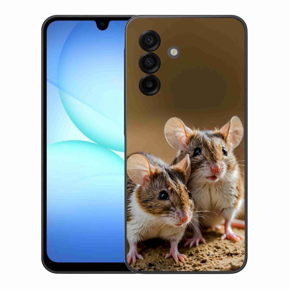 Gelový kryt mmCase na Samsung Galaxy A17 4G/5G - myší duo