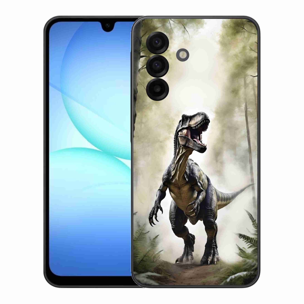Gelový kryt mmCase na Samsung Galaxy A17 4G/5G - naštvaný T-Rex