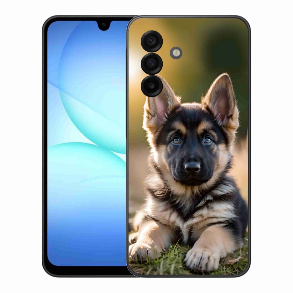 Gelový kryt mmCase na Samsung Galaxy A17 4G/5G - německý ovčák v přírodě