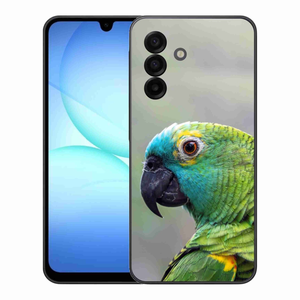 Gelový kryt mmCase na Samsung Galaxy A17 4G/5G - papoušek amazoňan