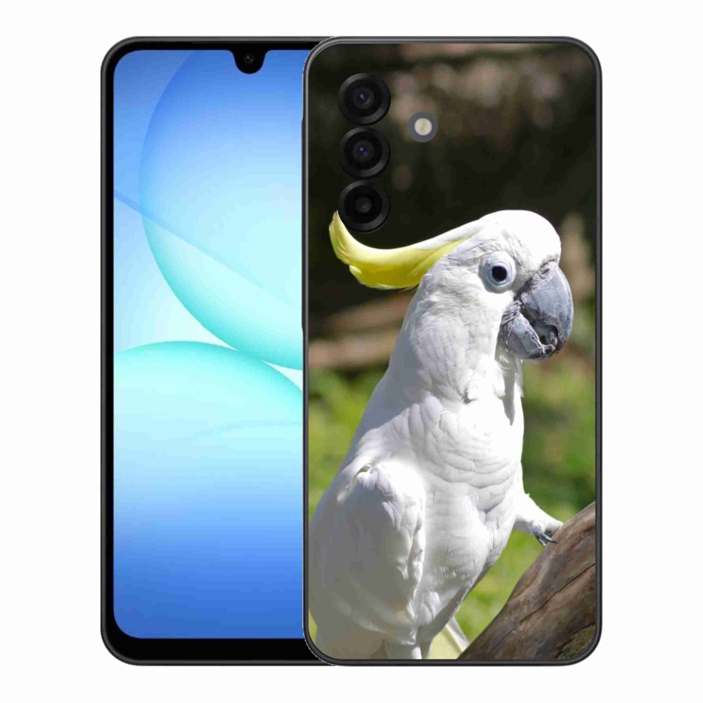 Gelový kryt mmCase na Samsung Galaxy A17 4G/5G - papoušek kakadu 2